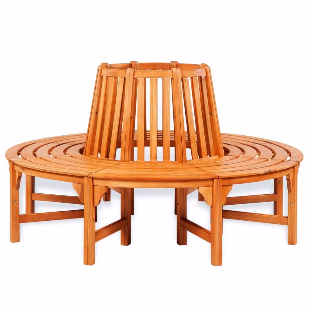 The Living Store panca ad albero Ø 160 cm legno