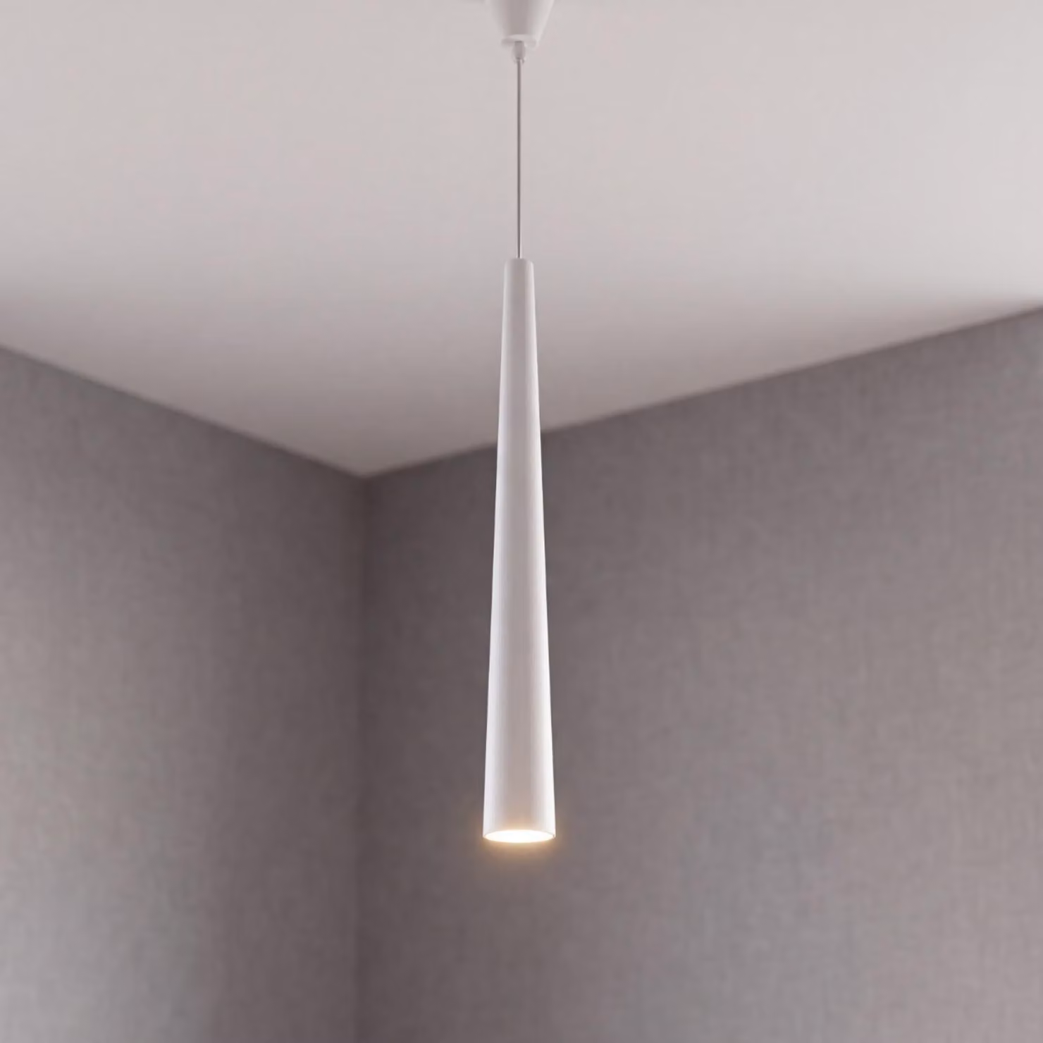 Lampada a sospensione moderna "Quebeck" in metallo bianco lampada a sospensione soggiorno sala da pranzo tavolo da pranzo