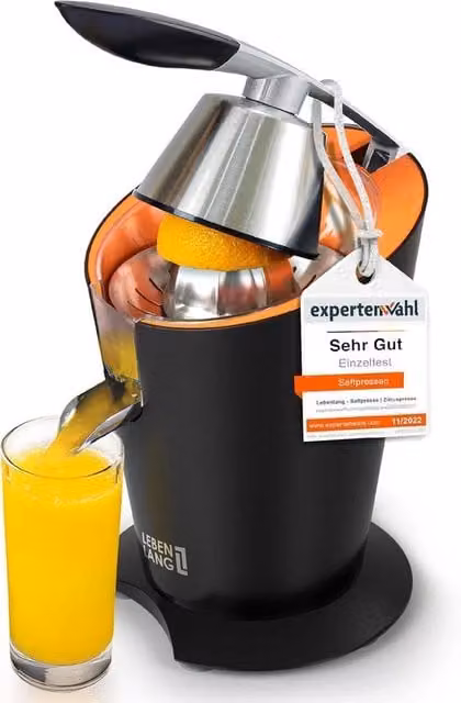 Elettro Spremifrutta 600 W - Acciaio Inossidabile con Alta Produzione Succo per Frutta Citrina