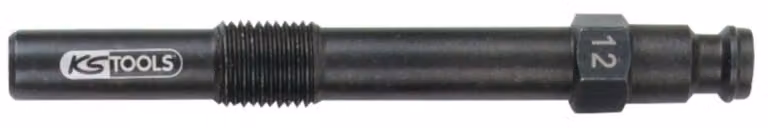 KS TOOLS Adattatore per candelette M10x1.0 con filettatura esterna lunga 83 mm - 150.3673