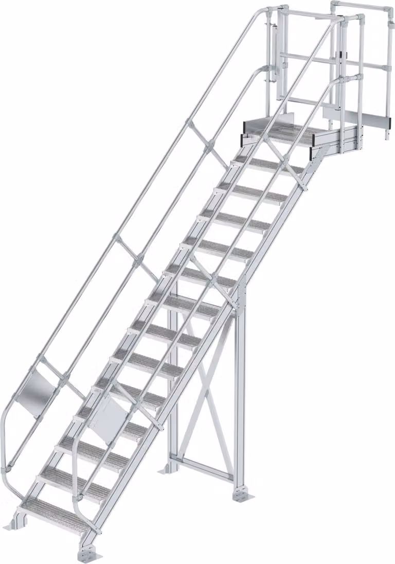 Sistema antighiaccio MUNK modulo 4, scale a 45° con piattaforma