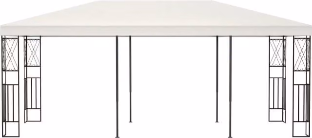 Gazebo | Pergolato 3x6 m Crema in Tessuto