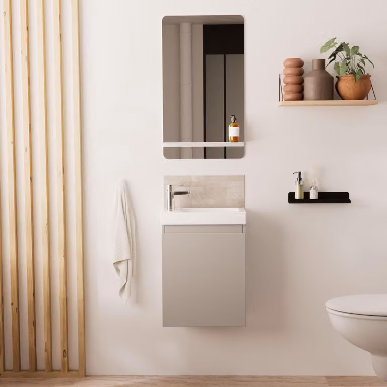 Mobile lavabo LISA + mensola a specchio