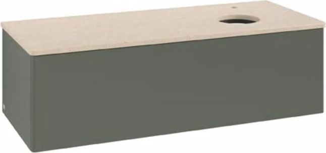 V&B Mobiletto senza struttura frontale Antao 120x36x50cm, HL, WBP botti., le g. m Lac