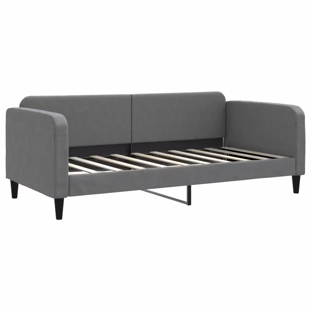 Letto da giorno moderno vidaXL in tessuto grigio – 2