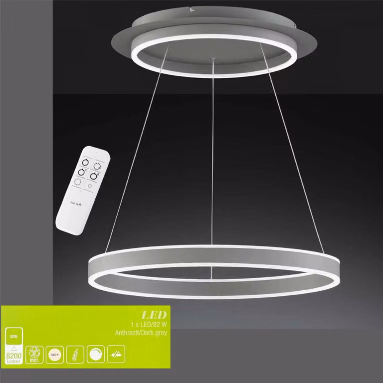 WOFI lampada a sospensione Kemi 2flg
