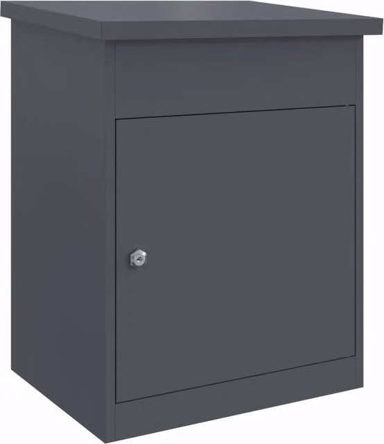 Cassetta per pacchi Antracite 47.5 x 38 x 59 cm Acciaio CFW2327378