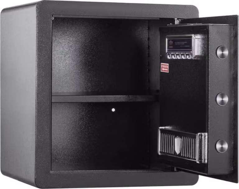 Cassaforte ignifuga 51L - A prova di scasso - Con serratura e chiave a combinazione - Impermeabile - Per casa, ufficio, denaro e gioielli