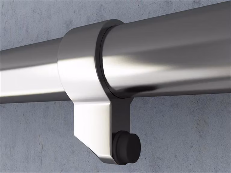 Glaszentrum Hagen - ferramenta per porte scorrevoli per porte in vetro - acciaio inox spazzolato