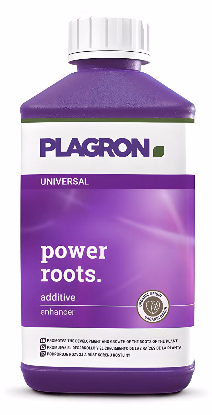 Plagron Power Roots - 500ml. Flacone di additivo rinforzante per radici