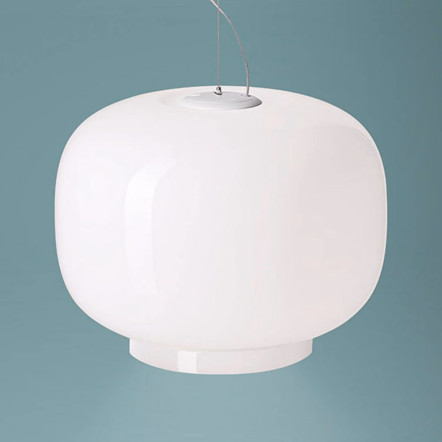 Foscarini Lampada a sospensione Chouchin 1 Bianco, dimmerabile, Bianco / Opale, Cucina, Vetro, Design, Lampada a sospensione