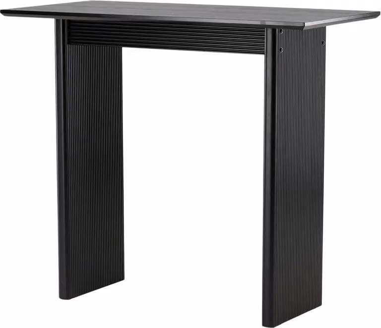FURNLUX Tavolo da pranzo Vail Black 120cm / Hauptfarbe: Schwarz / Dimensioni: 120 x 60 x 105 cm