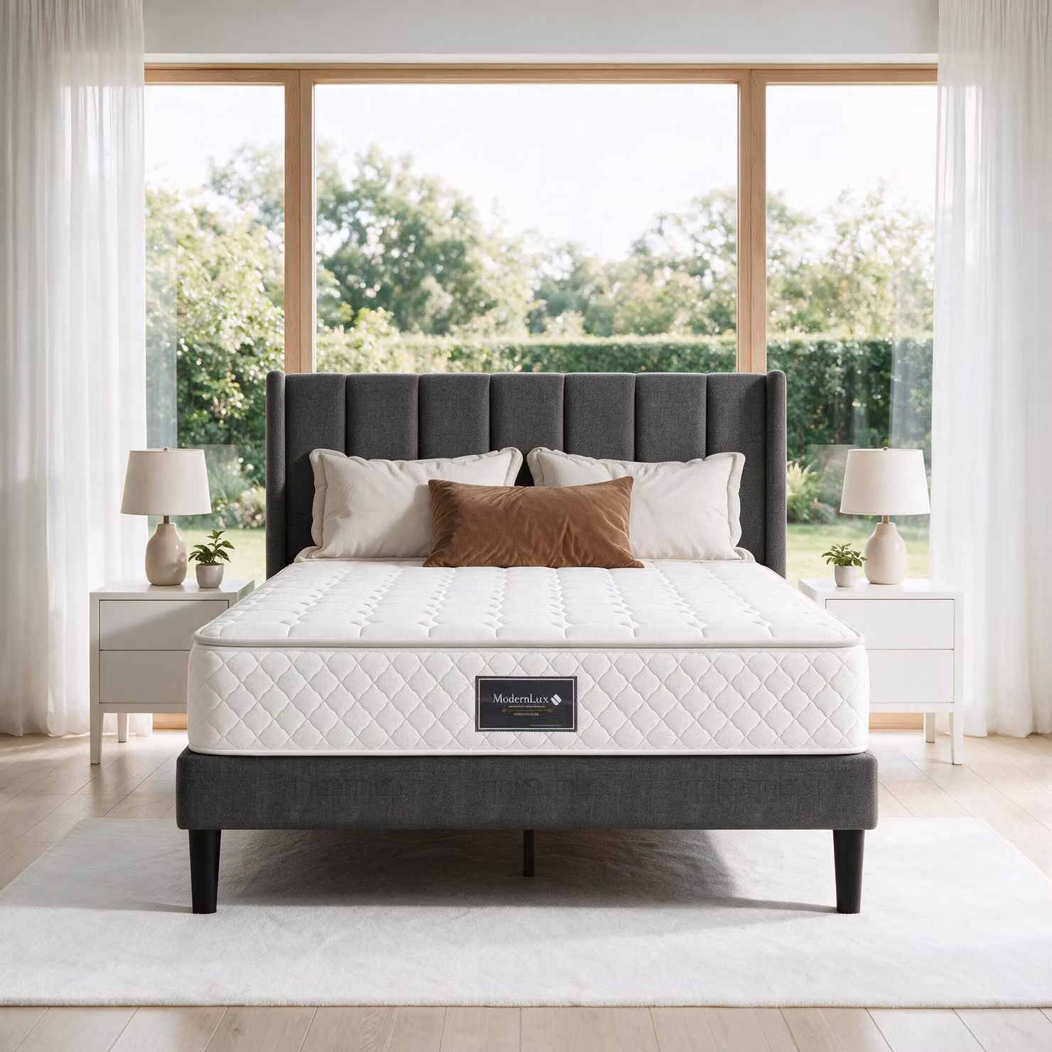Materassi INONEFT, dimensioni 140x200 cm, altezza 25 cm, materasso a molle insacchettate H3, materasso in schiuma fredda a 7 zone, schiuma comfort, comfort ortopedico