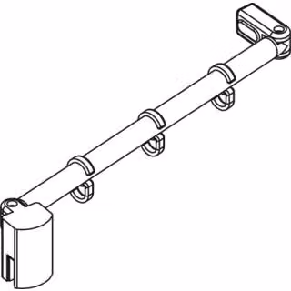 Kermi Pasa XP, stabilizzatore a 90°, 70 cm