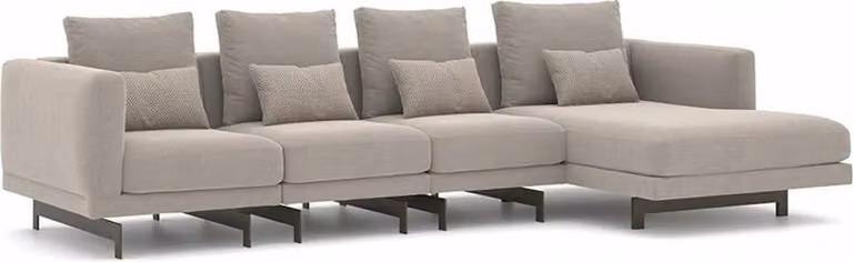 Wohnzimmer Eck Garnitur Sofa Couch L-Form Polstermöbel Einrichtung