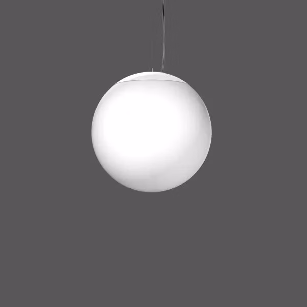 RZB Basic Ball, LED, 3000 K, 6350 lm, IP40, bianco