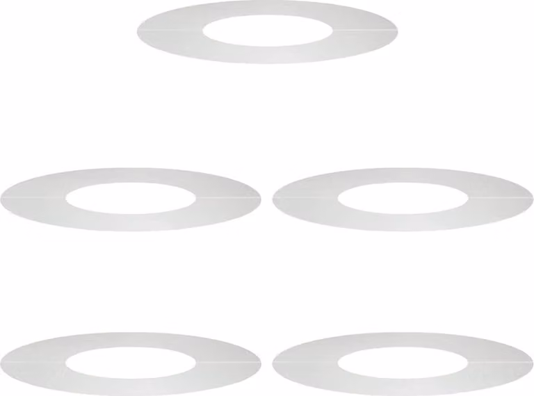 adatto per Anelli d'Albero Piatto 5 pcs Argento Ø30 / 60 cm