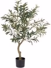Pianta artificiale Ulivo Bizzotto verde Altezza: 90 cm