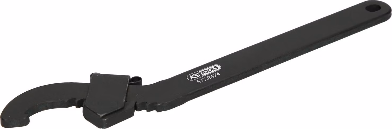 KS TOOLS Chiave a gancio regolabile con naso 20 - 42 mm - 517.2474