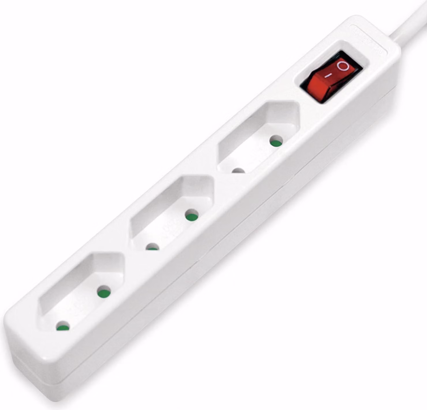 LOGILINK LogiLink LPS230 prolunga di alimentazione 1,5 m 3 prese CA per interni Bianco