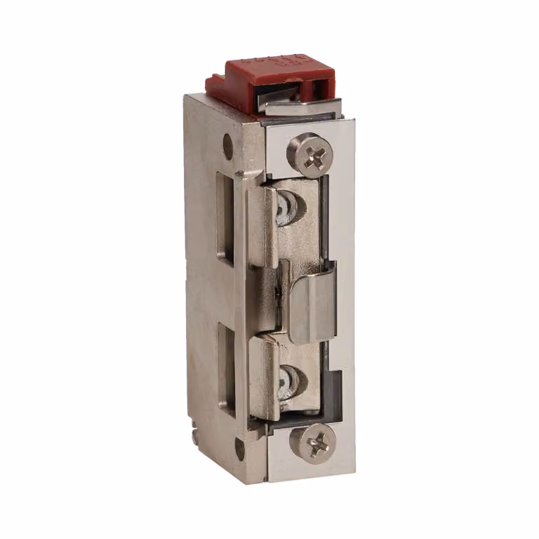 Incontro elettrico 12V destro/sinistro MINI reversibile con elemento di guida Allarme apertura porta Serratura elettrica