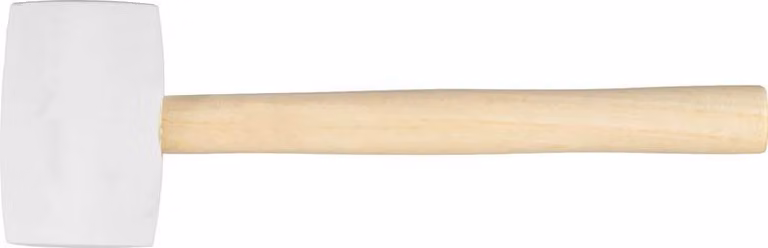 Martello Strend Pro HM221, 450 g, in gomma, testa bianca, manico in legno, lunghezza del manico 310 mm