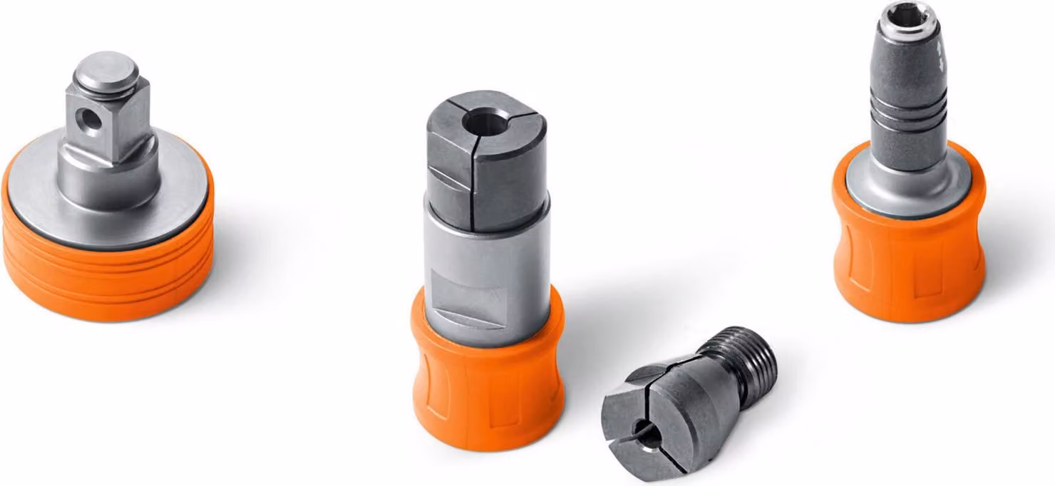 Set di accessori Fein QuickIN in metallo, interfaccia accessori QuickIN | 64203017020