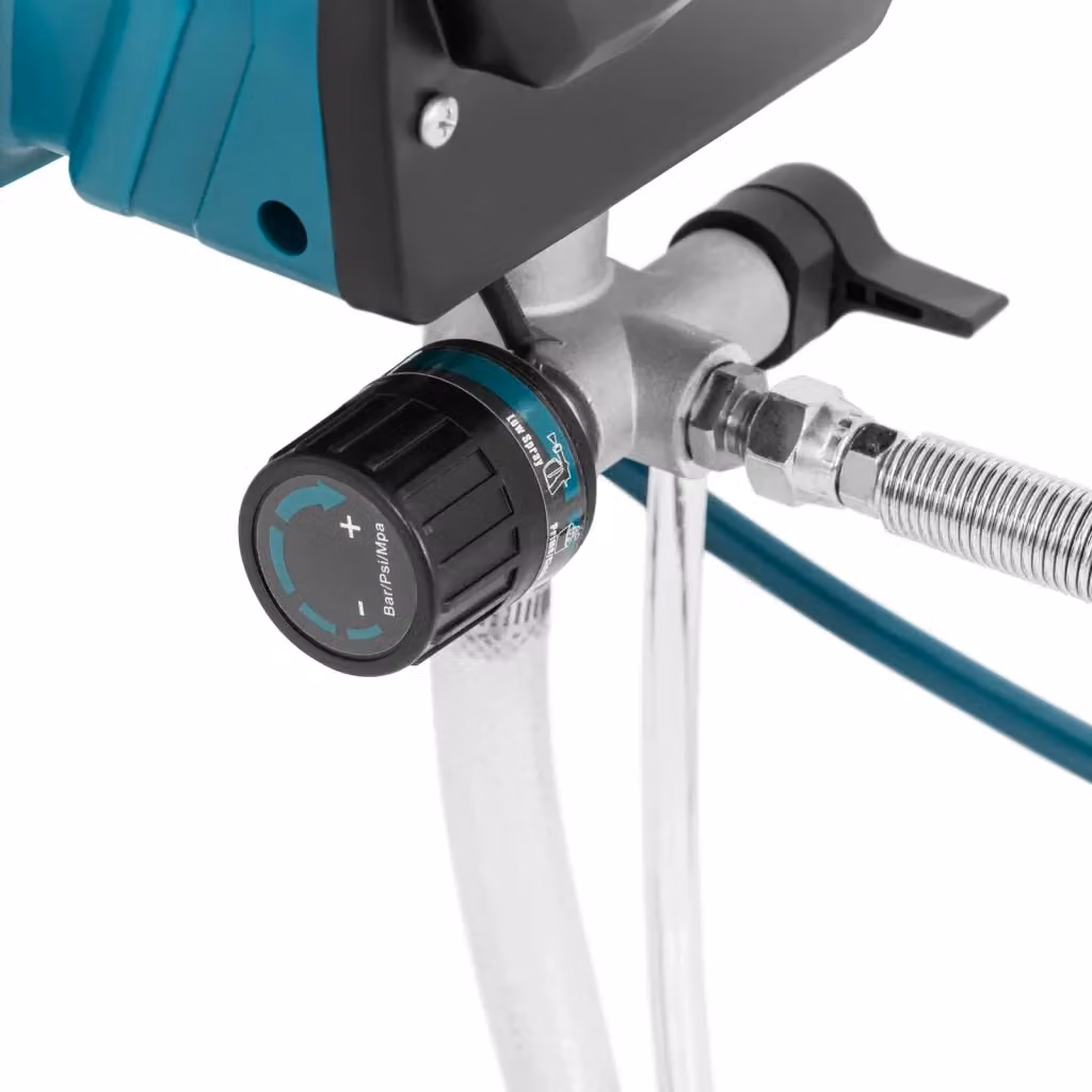 Stazione di verniciatura professionale airless HELLOSHOP26 blu e argento con tubo da 7,5 m, portata 1,4 l/min e pressione 200 bar – 2
