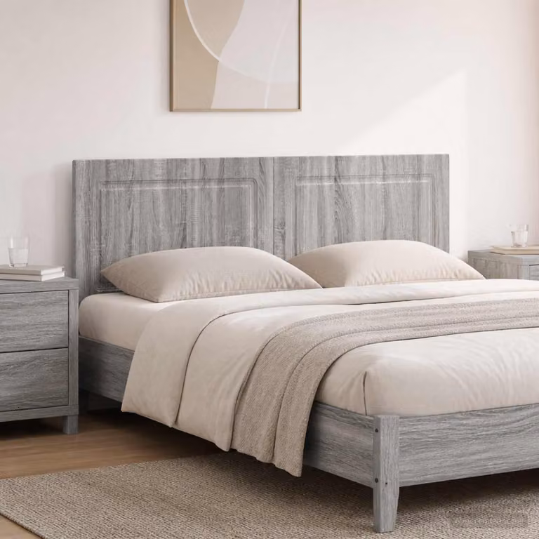 Testiera da muro vidaXL UTRECHT in legno ingegnerizzato grigio opaco L: 161 cm, H: 50 cm, P: 3 cm