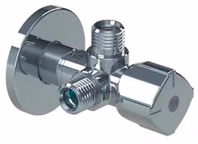 Sapho Arco - Valvola combinata ad angolo A-80, cromo CQ4105