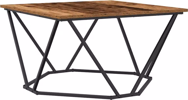 Tavolino da salotto Legno vecchio 80 x 80 x 45 cm