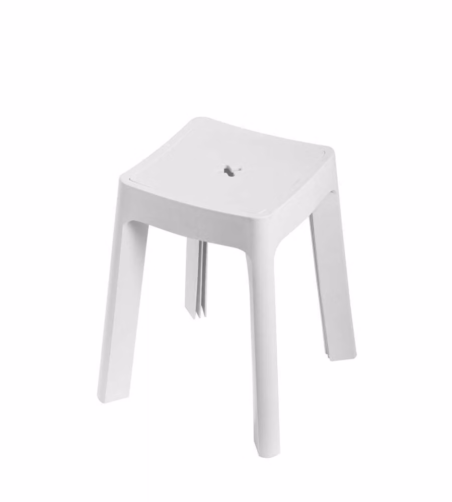 Sgabello Contenitore Keope Bianco
