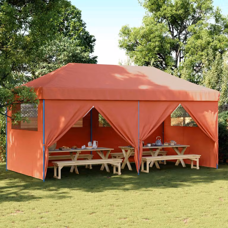 Maison Exclusive - Tenda per feste, dimensioni 292 x 580 x 315 cm, colore terracotta, tessuto Oxford