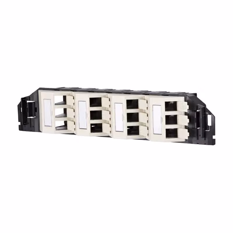 Metz Connect Subway Unità da incasso GB3 Keystone 12 porte non equipaggiata bianco perla 130B20S61201-E