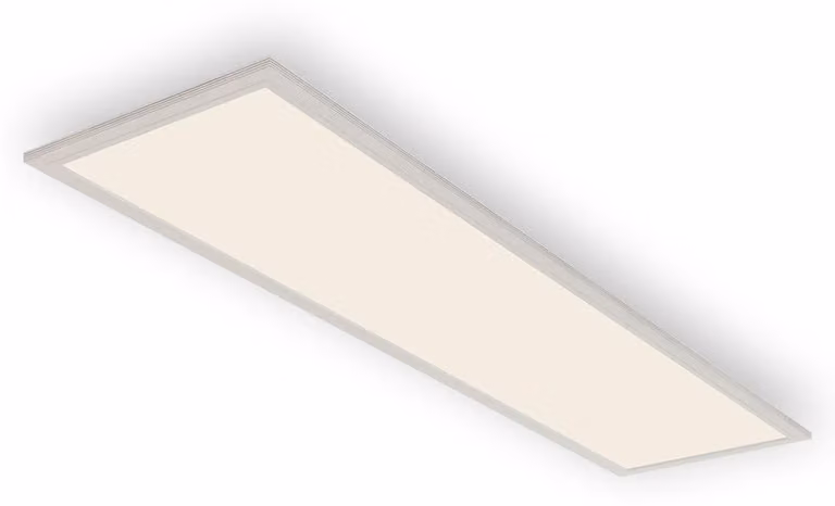 Pannello LED dimmerabile con telecomando ultrapiatto CCT 36 W bianco metallo Briloner