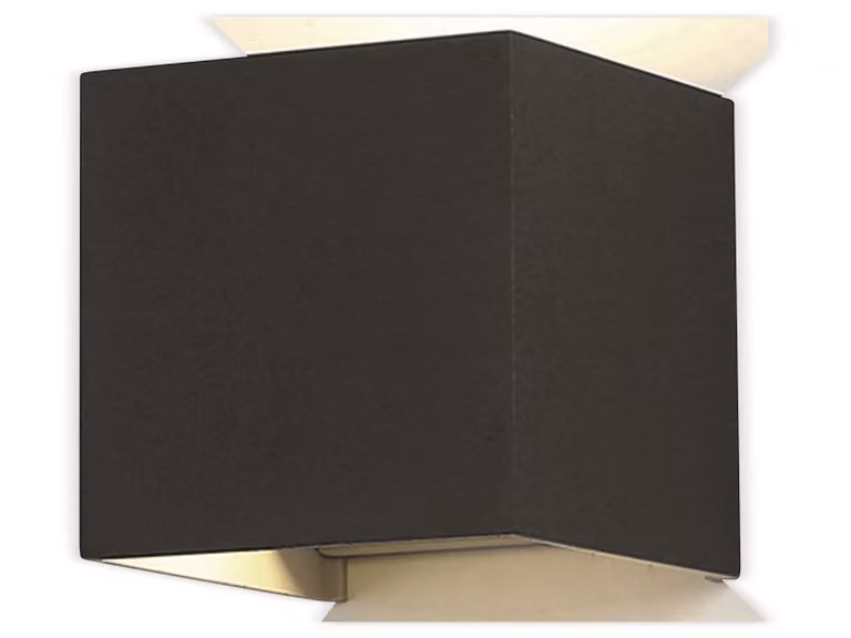 OPTONICA Lampada da parete LED 7458, EEK: E, 12W, IP54, 1320 lm, 3000K, nero