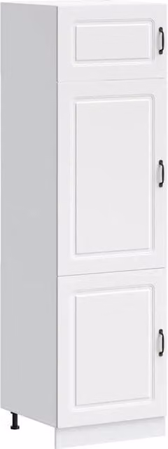 Mobile da cucina Kalmar HELLOSHOP26 bianco con design moderno e ante a battente in legno composito L/P/H: 60 x 57 x 207 cm