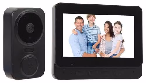 Videocitofono wireless con Wi-Fi - Telecamera HD 1080P - Visione notturna