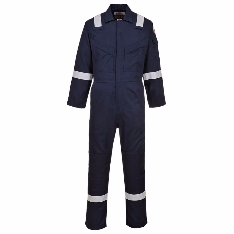 Portwest FR28 Tuta antistatica leggera 280 g Navy Taglia M
