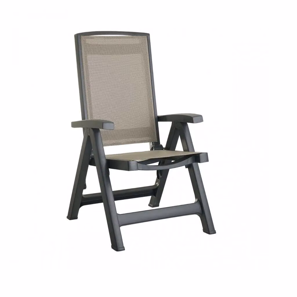 Poltrona da esterno pieghevole Esmeralda Lux Scab colore antracite/grigio opaco – 2