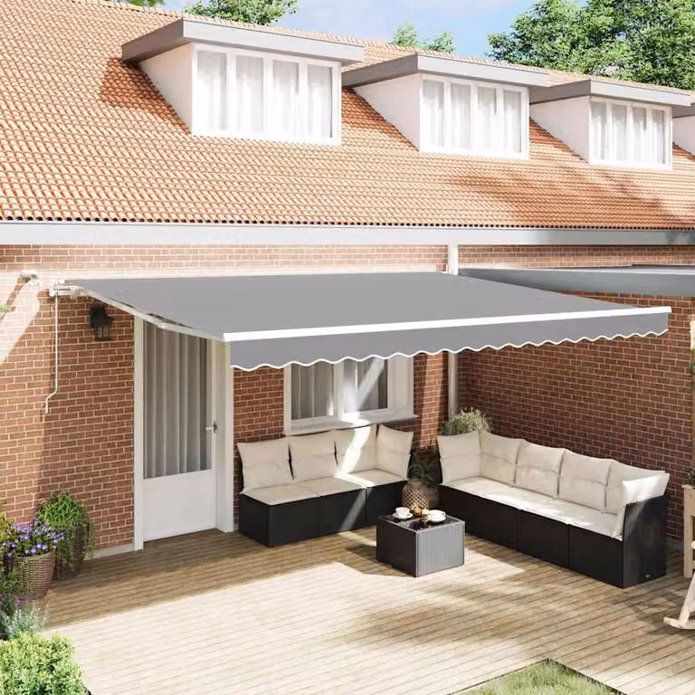 Maison Exclusive - Struttura della tenda Bianco 450 × 300 cm Alluminio