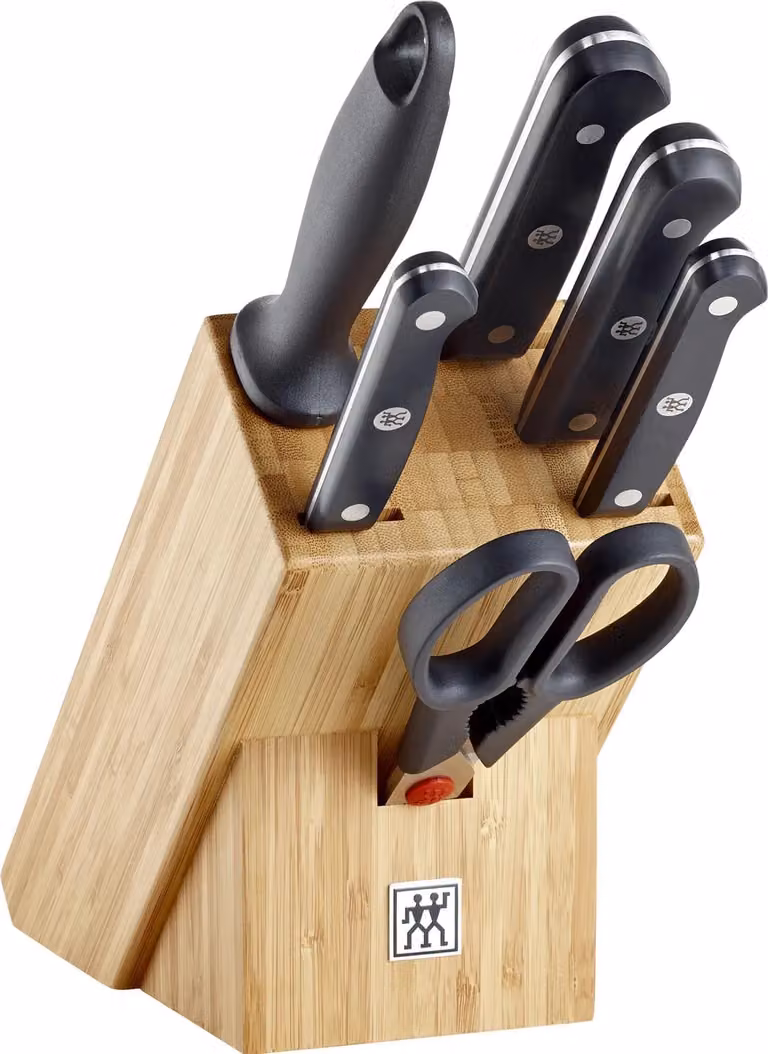 Ceppo di coltelli in bambù 6 pezzi serie Gourmet di Zwilling