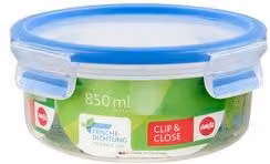 Contenitore alimenti Clip & Close emsa Azzurro e Trasparente 850 ml