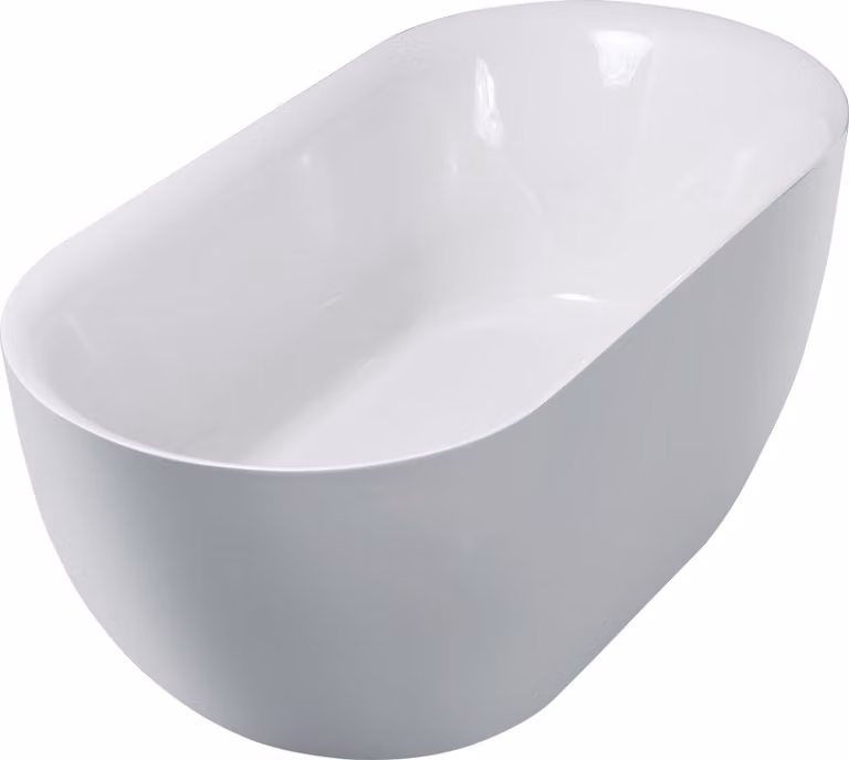 Lykke Arctic Deluxe vasca da bagno 1500x750x580mm, bianco