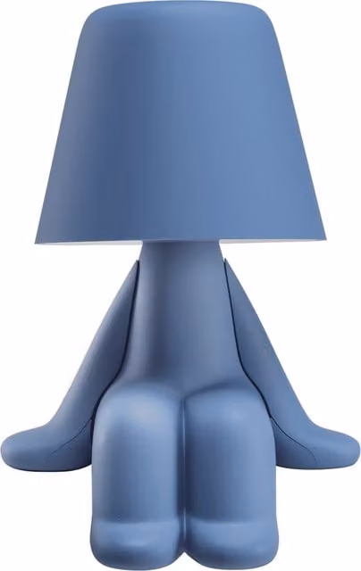 Qeeboo Sweet Brothers Sam Lampada da tavolo ricaricabile con tecnologia LED e controllo touch in plastica disponibile in vari colori