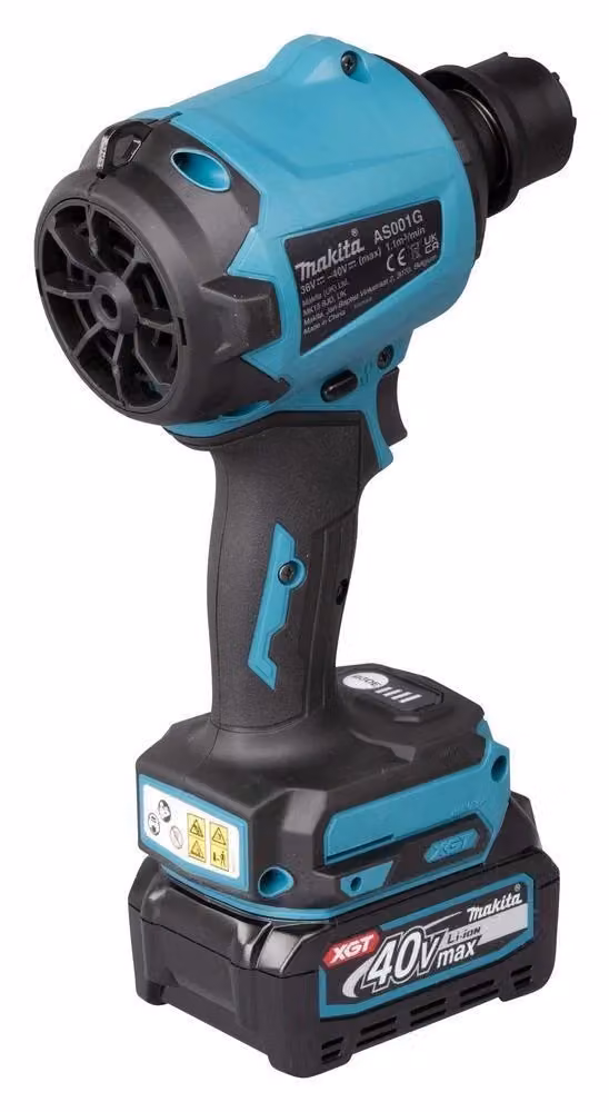 Soffiatore Aspiratore a Batteria Makita AS001GZ XGT 40V max con Motore Brushless, Colore Nero Blu – 2