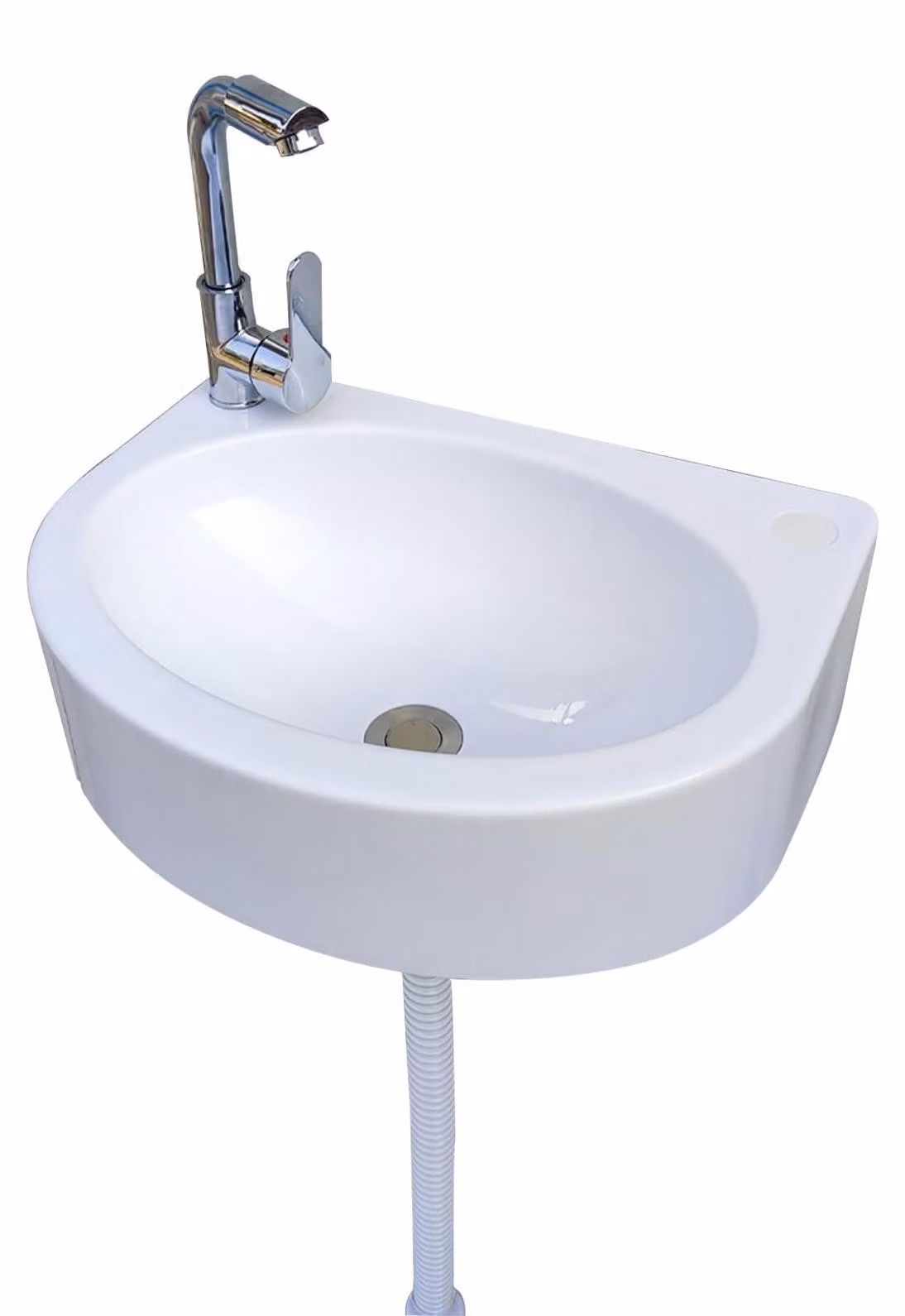 Lavabo da bagno in plastica da montare a parete