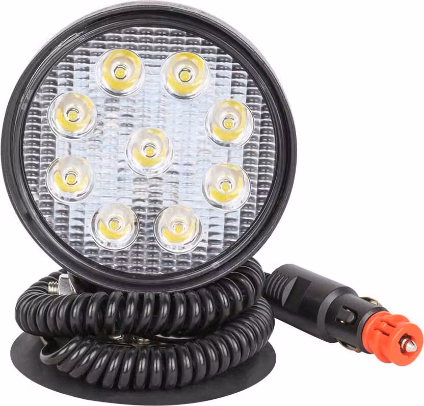 Luce da lavoro a led Jbm - Argento rotondo Argento Taglia unica