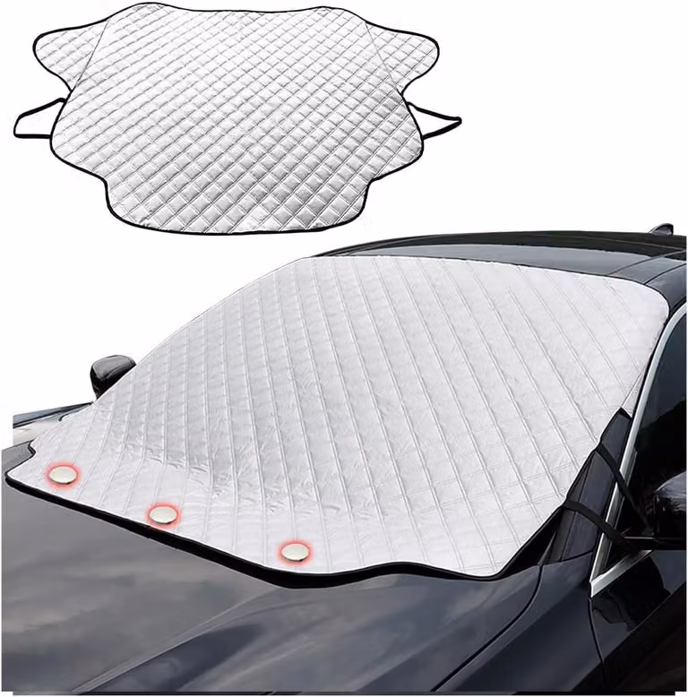 Parasole per parabrezza, copriparabrezza impermeabile pieghevole, copriparabrezza per auto, copriparabrezza protettivo contro il gelo (190 x 126 cm)