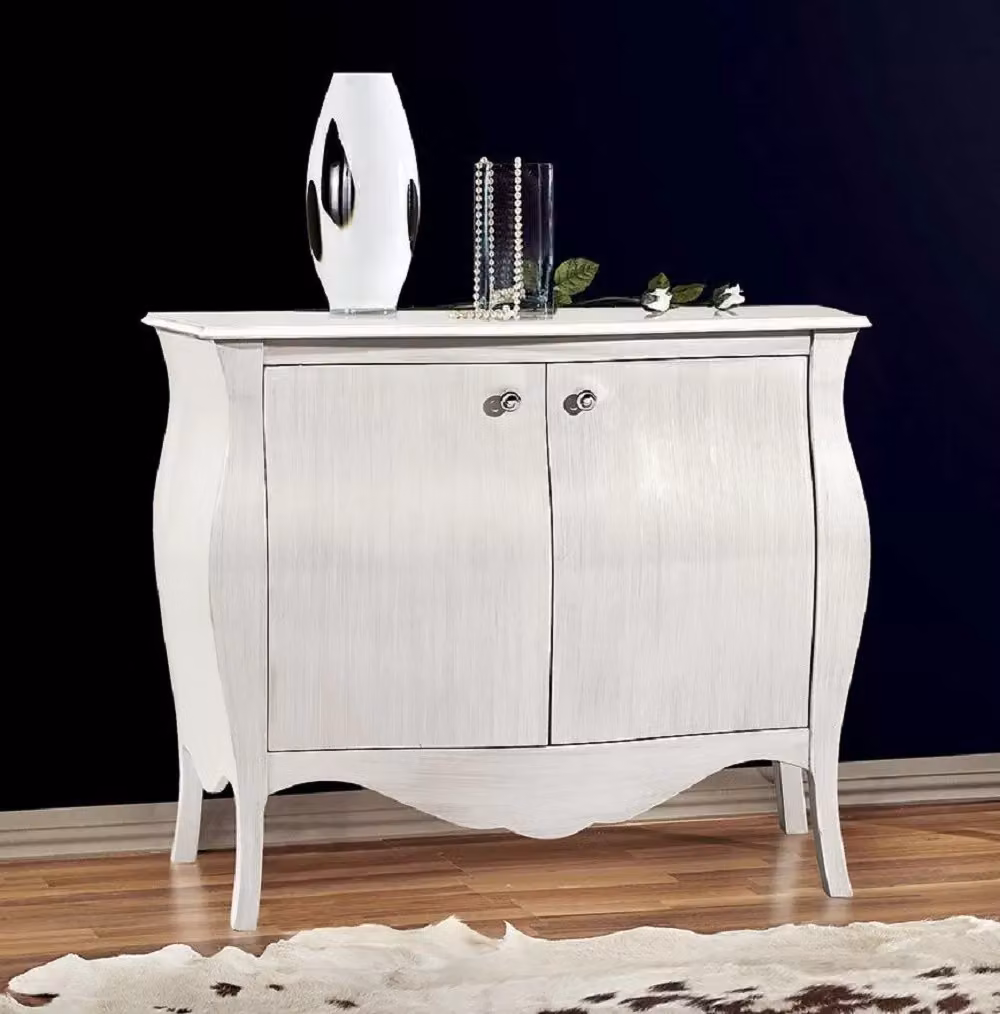 Madia credenza in legno shabby chic bianco Mobili 2G L/P/H: 120 x 54 x 94 cm – 2